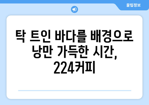 창원 바다뷰 카페: 224커피